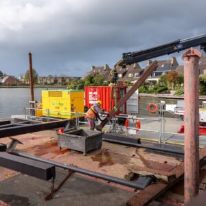 Ophaalbrug de Leyens renovatie Ophaalbrug de Leyens renovatie