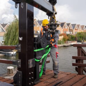 Ophaalbrug de Leyens renovatie Ophaalbrug de Leyens renovatie