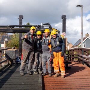 Ophaalbrug de Leyens renovatie Ophaalbrug de Leyens renovatie